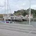 Tracks in a quayside somewhere, The Bay Of Islands, New Zealand - 29th November 1992