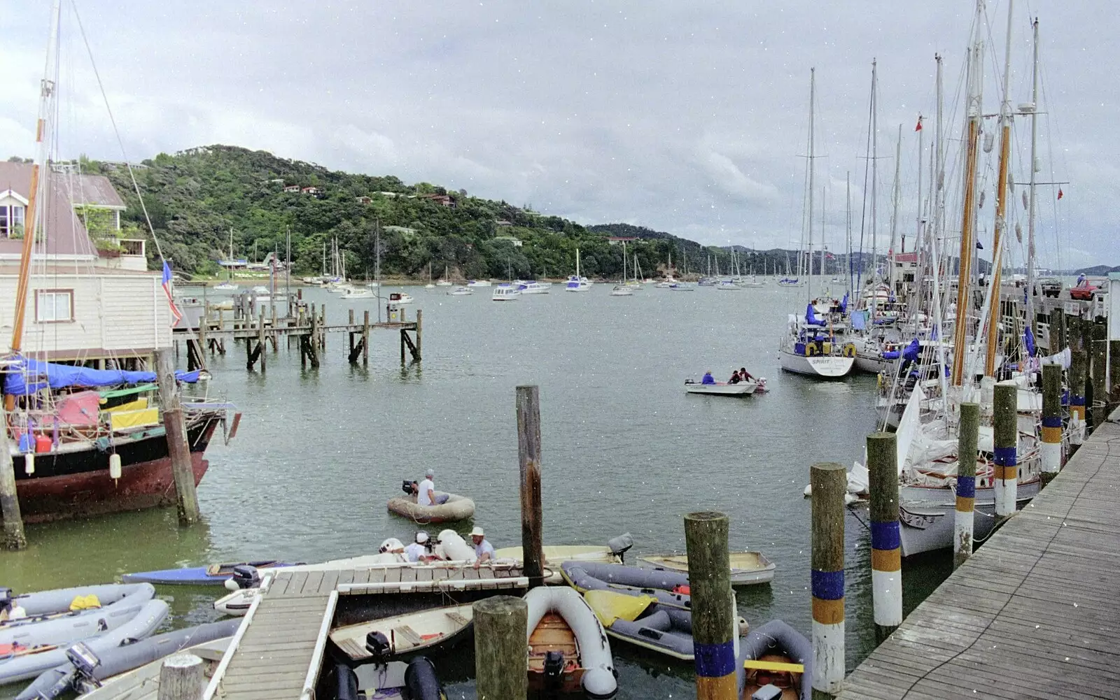 A marina somewhere, from The Bay Of Islands, New Zealand - 29th November 1992