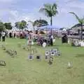 The Old Chap roams around an outdoor art sale, The Bay Of Islands, New Zealand - 29th November 1992