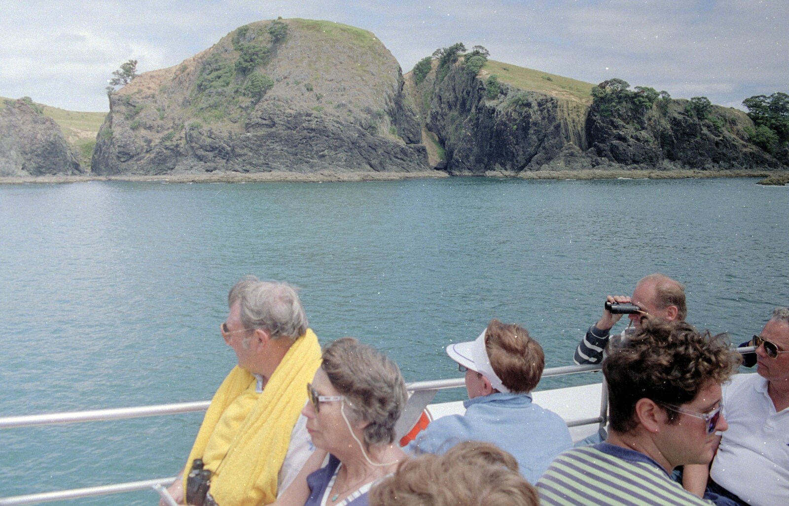 Tourists on a sightseeing boat from The Bay Of Islands, New Zealand - 29th November 1992