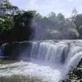 A horsehose-shaped waterfall, The Bay Of Islands, New Zealand - 29th November 1992