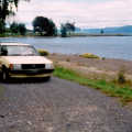 The Ford Falcon 'tank' by Lake Taupo