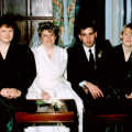 Family portraits, Anna and Chris's Wedding, Southampton - December 1992
