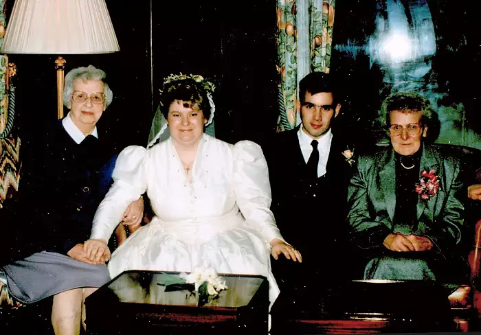 , from Anna and Chris's Wedding, Southampton - December 1992