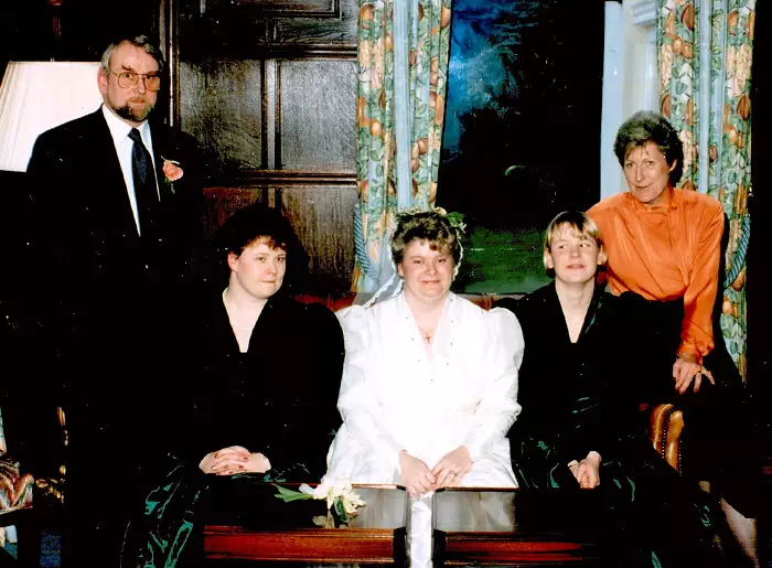 , from Anna and Chris's Wedding, Southampton - December 1992