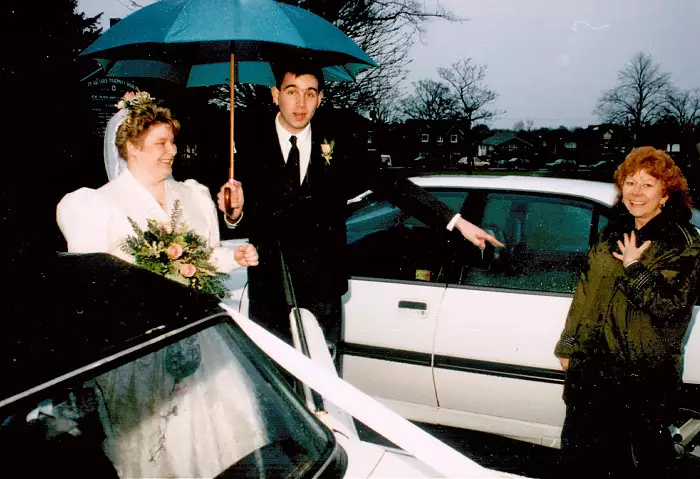 , from Anna and Chris's Wedding, Southampton - December 1992