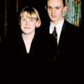 Alice and her boyfriend, Anna and Chris's Wedding, Southampton - December 1992