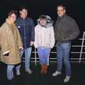 The windy deck of the Pride of Calais ferry, Clays Does Bruges, Belgium - 19th December 1992