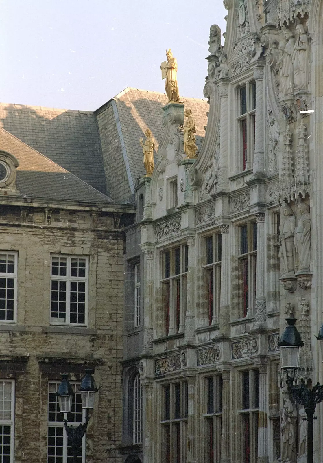 Golden statues, from Clays Does Bruges, Belgium - 19th December 1992