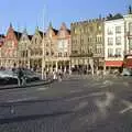 The Clays posse crosses the road, Clays Does Bruges, Belgium - 19th December 1992