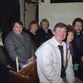 'Mad' Sue and the gang in Stuston church, Clays Does Bruges, Belgium - 19th December 1992