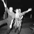 There's a conga outside the pub, New Year's Eve at the Swan Inn, Brome, Suffolk - 31st December 1992