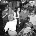Some sort of dancing breaks out, New Year's Eve at the Swan Inn, Brome, Suffolk - 31st December 1992