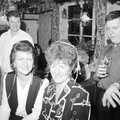 Janet's got string on her head, New Year's Eve at the Swan Inn, Brome, Suffolk - 31st December 1992