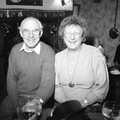 John and Arline, New Year's Eve at the Swan Inn, Brome, Suffolk - 31st December 1992