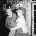 John Willy tries to stop Arline escaping, New Year's Eve at the Swan Inn, Brome, Suffolk - 31st December 1992