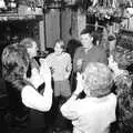 A dancing circle, New Year's Eve at the Swan Inn, Brome, Suffolk - 31st December 1992