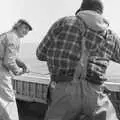 Peter and Ben, A Fishing Trip on the Linda M, Southwold, Suffolk - 25th April 1993