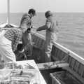 There's not much of a catch this time, A Fishing Trip on the Linda M, Southwold, Suffolk - 25th April 1993