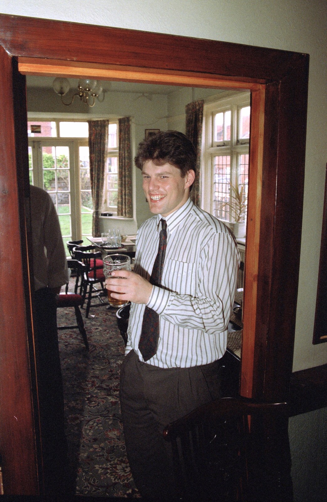 Pete Brewis grins from Mel Visits and a bit of Clays, Stuston and Bungay, Suffolk - 19th June 1993