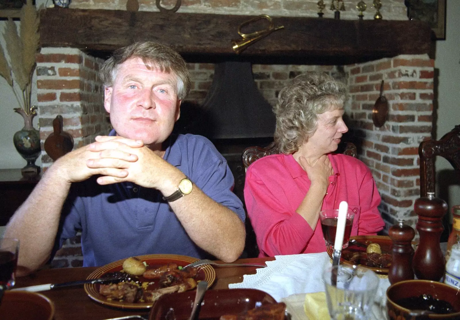 Bernie and Jean, from Mel Visits and a bit of Clays, Stuston and Bungay, Suffolk - 19th June 1993