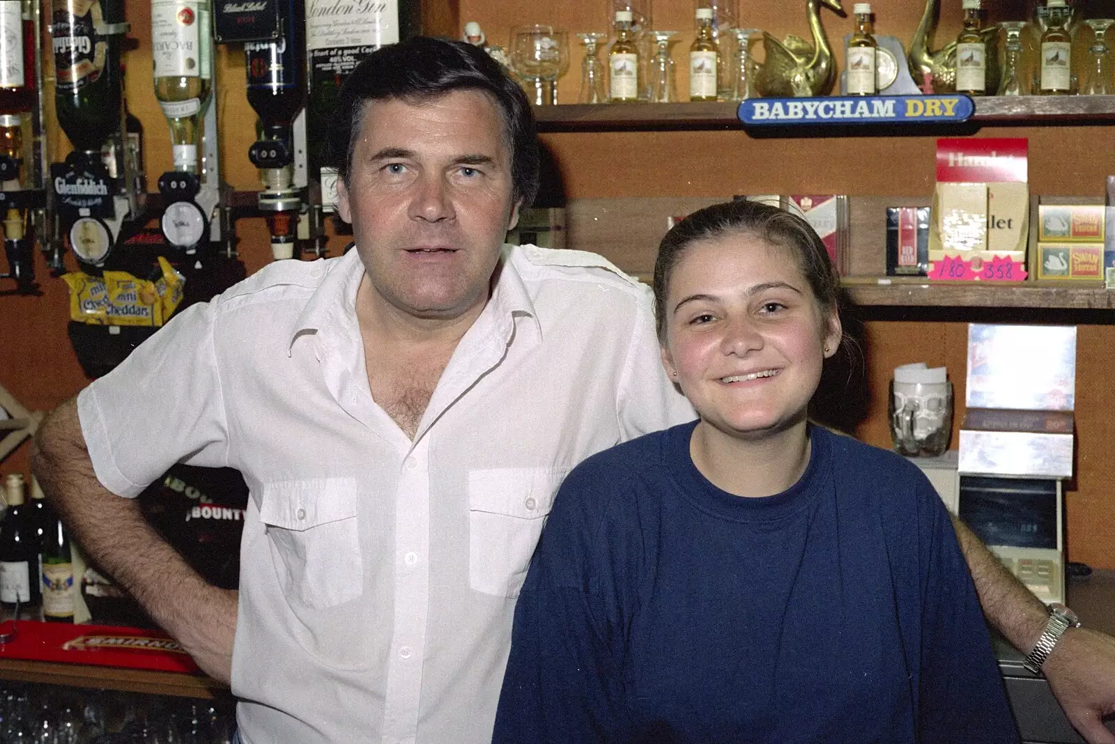 Alan and Claire, from Jim's Stag Day and a Stripper, Brome Swan, Suffolk - 17th July 1993