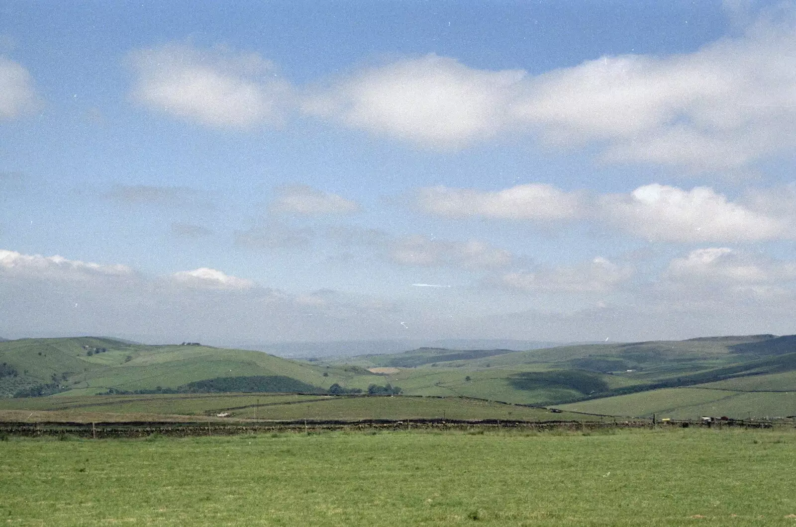 A random field somewhere (looks like Up North), from Jim's Stag Day and a Stripper, Brome Swan, Suffolk - 17th July 1993
