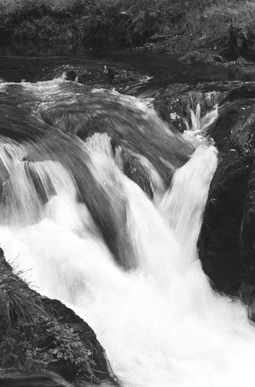 A waterfall, from London Party and a Trip to Mother's, Hoo Meavy, Devon - 5th August 1993