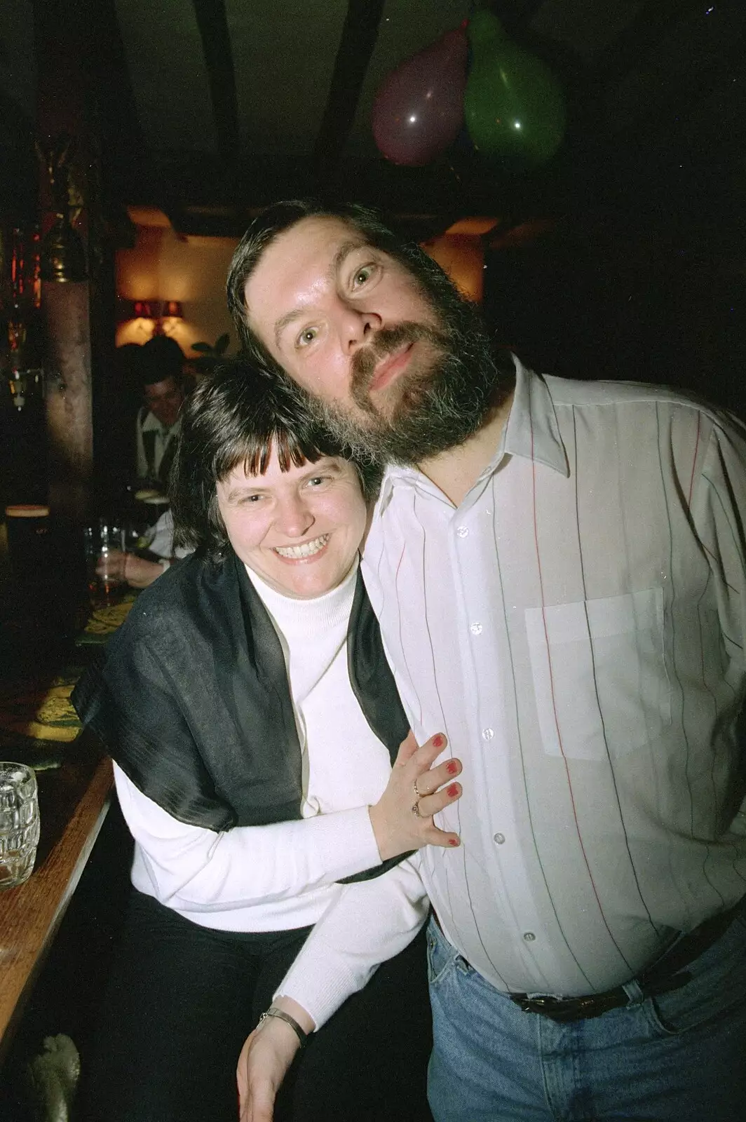 Gloria and Benny, from A Night In The Swan Inn, Brome, Suffolk - 1st November 1993