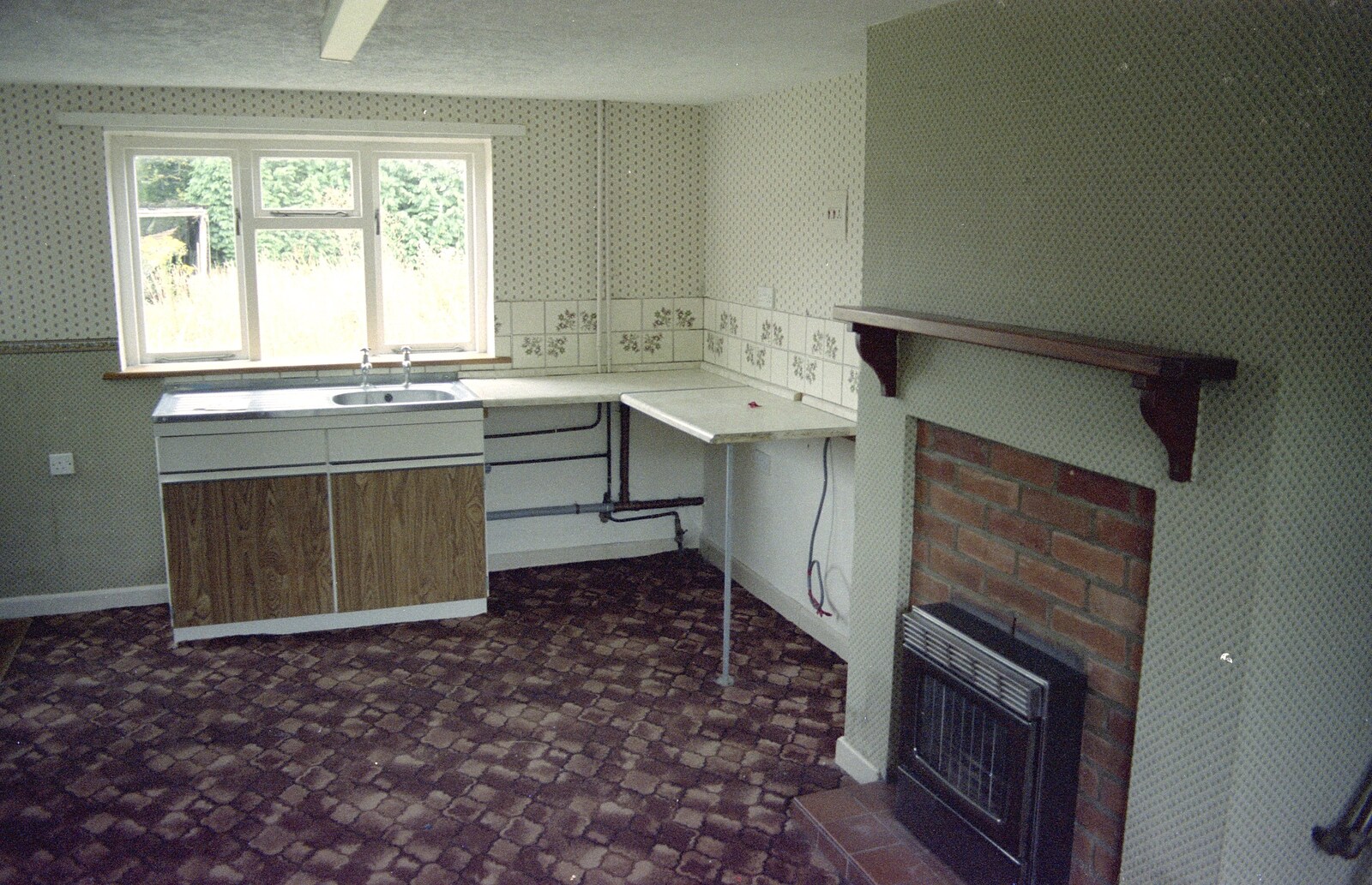 The extensively-fitted kitchen from Moving In, Brome, Suffolk - 10th April 1994