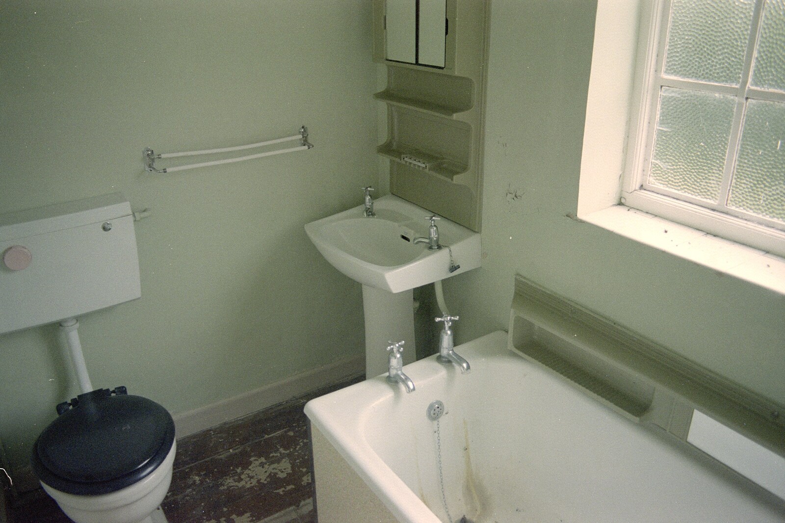 The fairly-gruesome bathroom from Moving In, Brome, Suffolk - 10th April 1994