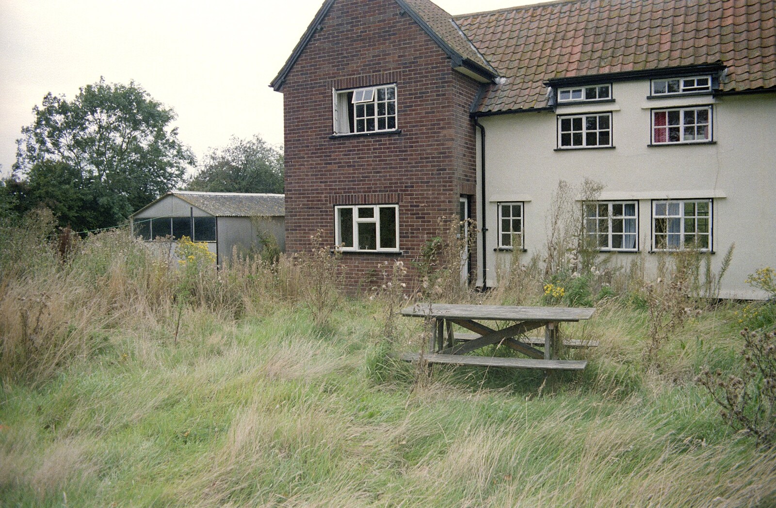 Another view of the back of the house from Moving In, Brome, Suffolk - 10th April 1994