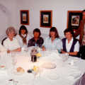 Sis, G, Caroline, Neil, Mother, Judith and Mike in the restaurant at Brockenhurst