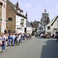 Crowds start to build up on St. Nicholas Street, Diss Town and the F.A. Vase Final, Diss and Wembley, Norfolk and London - 15th May 1994