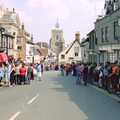 St. Nicholas Street waits, Diss Town and the F.A. Vase Final, Diss and Wembley, Norfolk and London - 15th May 1994