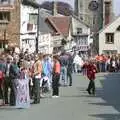 Looking down St. Nicholas Street, Diss Town and the F.A. Vase Final, Diss and Wembley, Norfolk and London - 15th May 1994