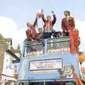 TV news cameras look up, Diss Town and the F.A. Vase Final, Diss and Wembley, Norfolk and London - 15th May 1994