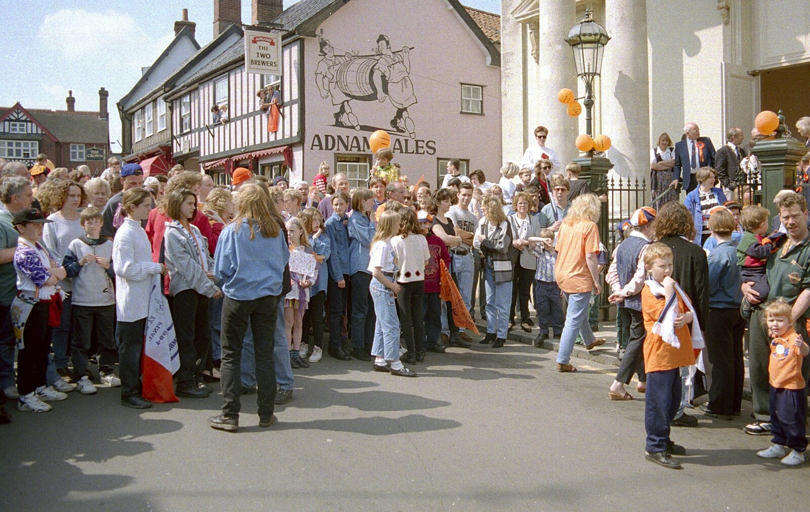 The Two Brewers on St. Nicholas Street from Diss Town and the F.A. Vase Final, Diss and Wembley, Norfolk and London - 15th May 1994