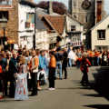 St. Nicholas Street thronged with people