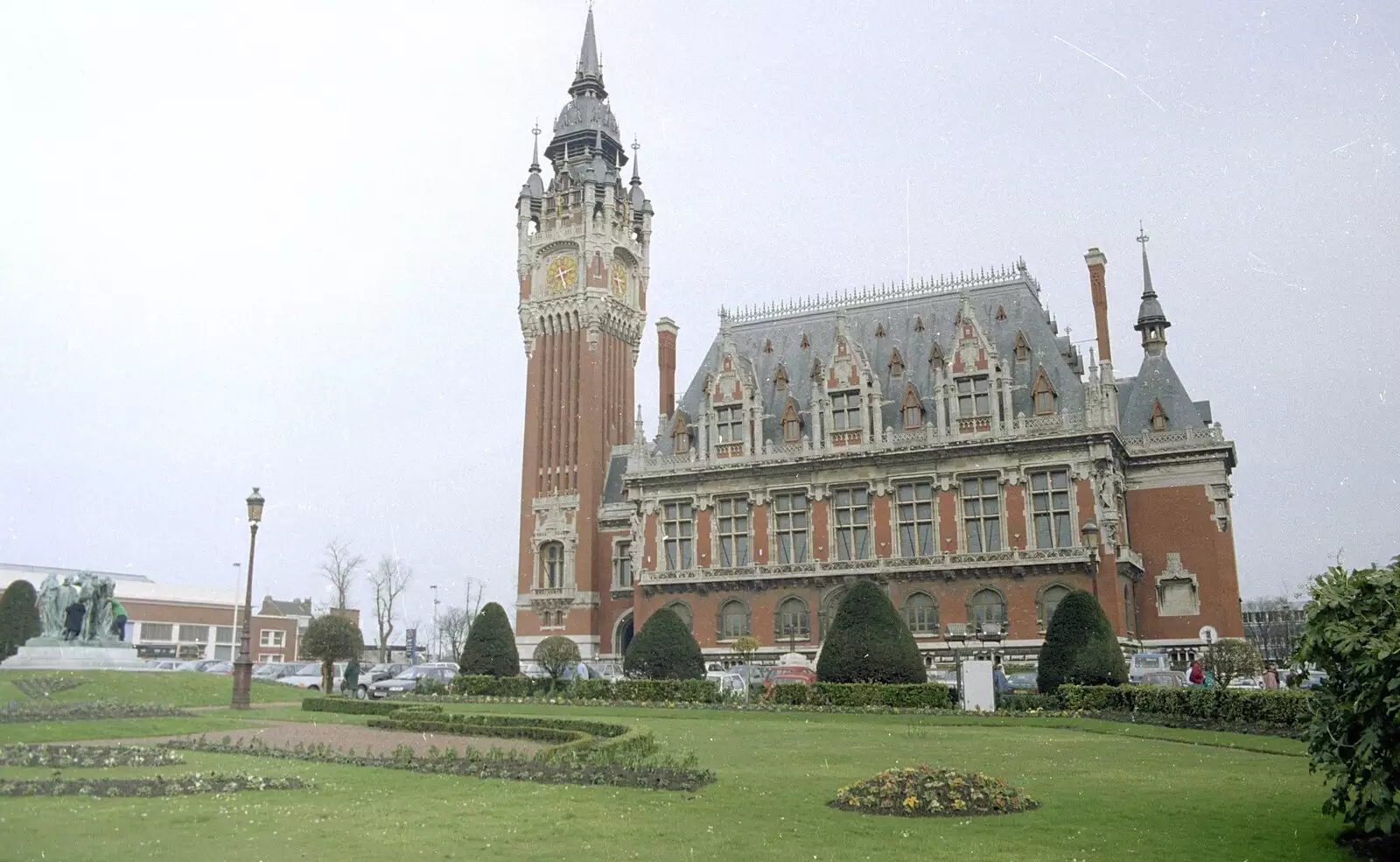 Calais town hall, which can be seen for miles, from A Clays Trip to Calais, and Sorting Out The Garden, Suffolk - 18th May 1994