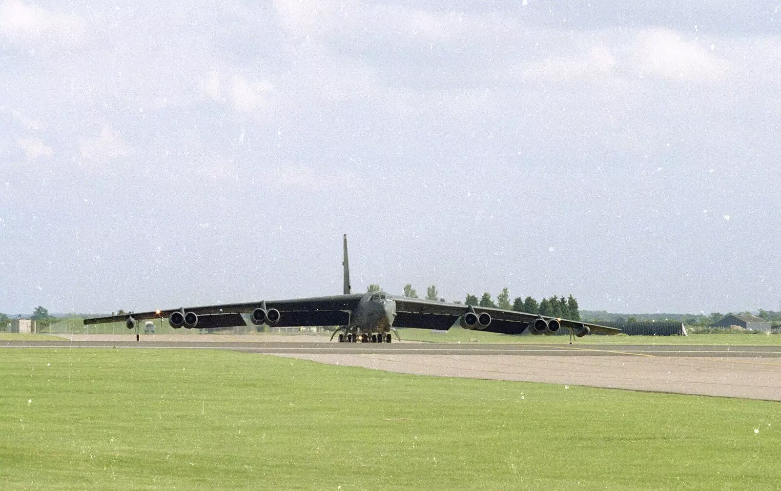 The mighty B52 lumbers up for take-off, from The Mildenhall Air Fete, Mildenhall, Suffolk - 29th May 1994