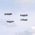 Mustangs and Spitfires, The Mildenhall Air Fete, Mildenhall, Suffolk - 29th May 1994
