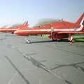 1994 The Red Arrows are parked and rugged up