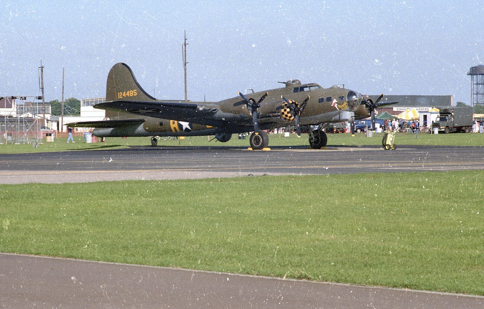 B17 'Sally B' from The Mildenhall Air Fete, Mildenhall, Suffolk - 29th May 1994
