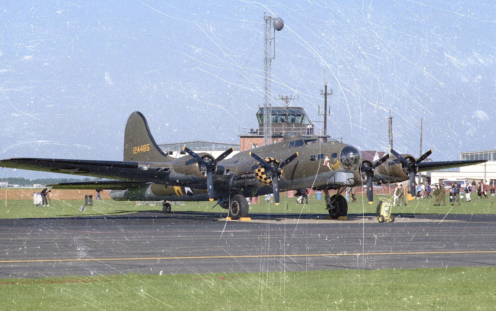 Sally B on the stand from The Mildenhall Air Fete, Mildenhall, Suffolk - 29th May 1994
