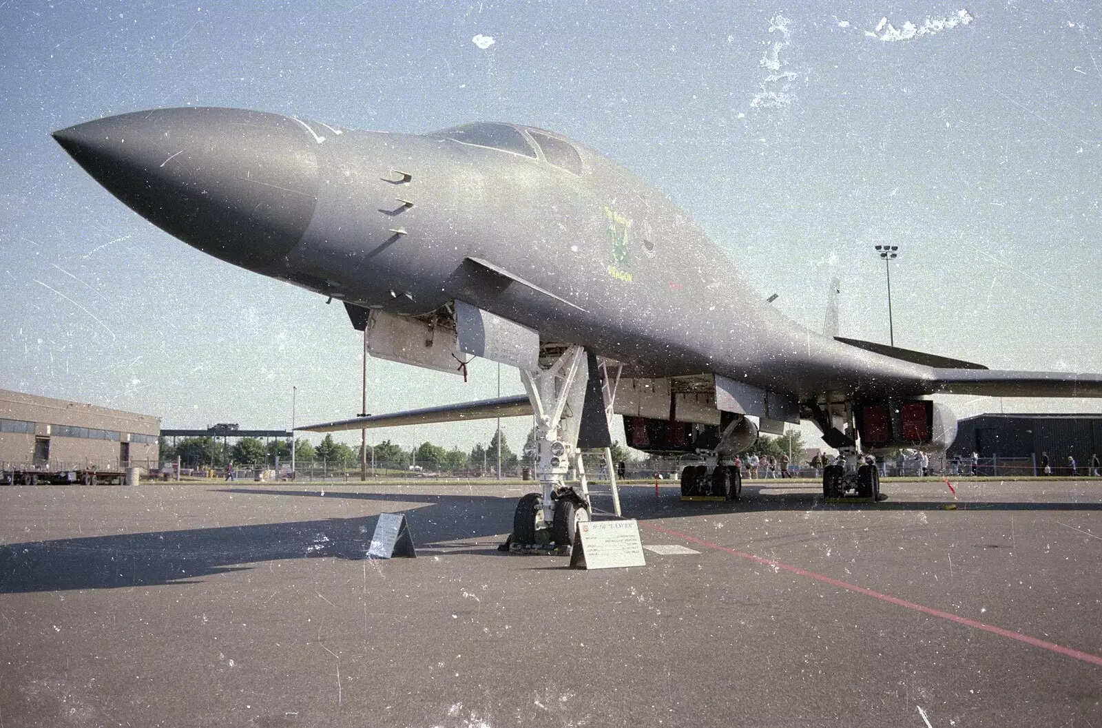 The B1-B Lancer, from The Mildenhall Air Fete, Mildenhall, Suffolk - 29th May 1994