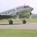 The DC-3 taxis past, The Mildenhall Air Fete, Mildenhall, Suffolk - 29th May 1994