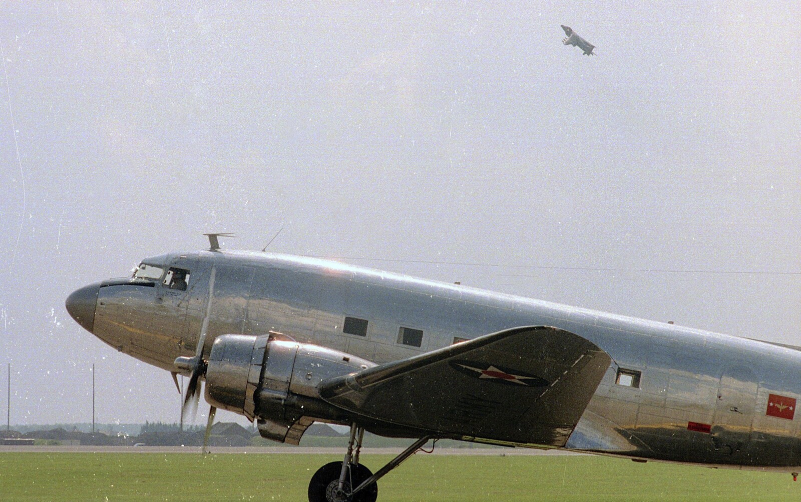 A nice profile of a DC-3 from The Mildenhall Air Fete, Mildenhall, Suffolk - 29th May 1994