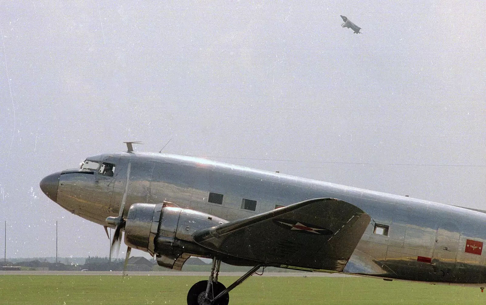 A nice profile of a DC-3, from The Mildenhall Air Fete, Mildenhall, Suffolk - 29th May 1994