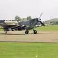 The Spitfire taxis past, The Mildenhall Air Fete, Mildenhall, Suffolk - 29th May 1994